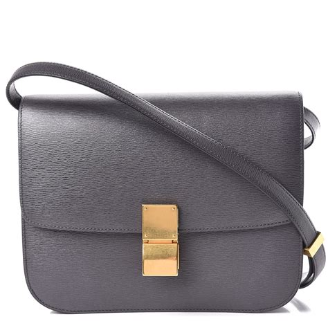 celine box bag gray|pre owned celine bags.